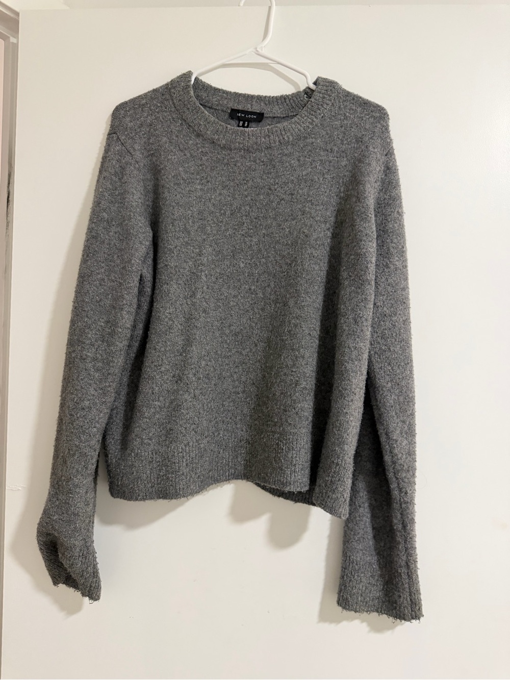 New Look Soft Gray Crewneck Sweater